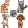 19pcs Puppy Id Collars With Bell Adjustable 19-32cm, Soft Nylon Adjustable Reflective Identification Collars For Newborn Pets