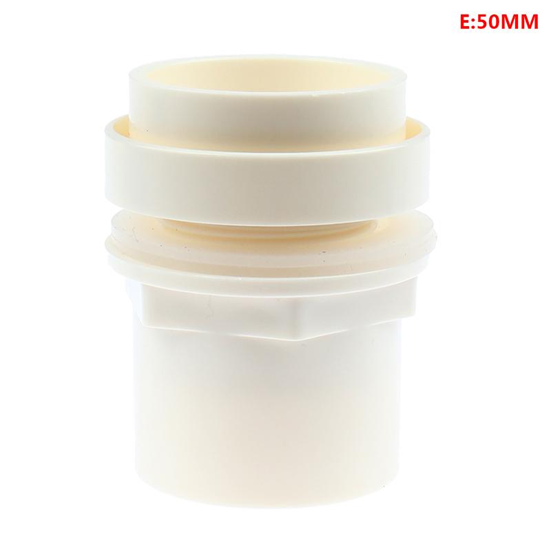 20-50Mm Pvc Pipe Connector Thicken Fish Tank Drainage Connector Garden Drain Pip