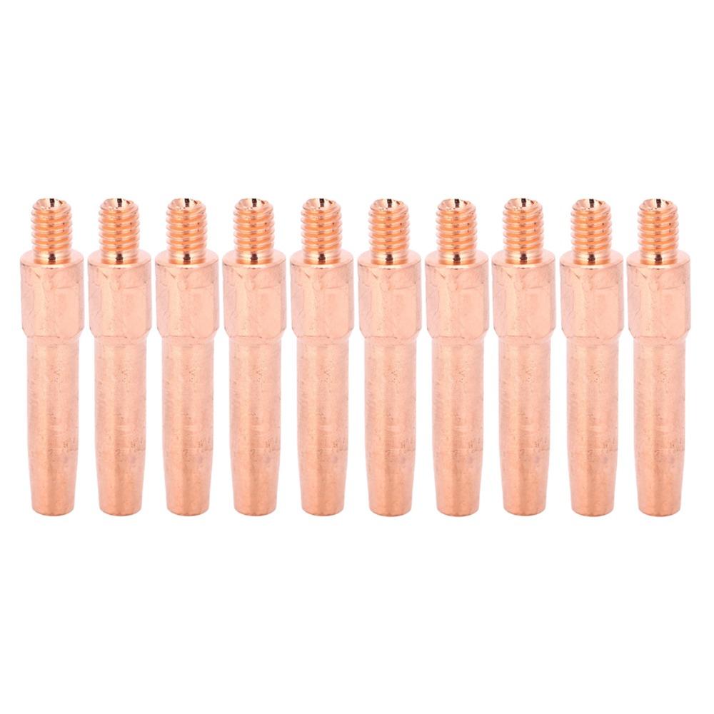 10pcs 0.8mm Welding Torch Tips Copper Conductive Nozzle  For Plasma Cutting Torch