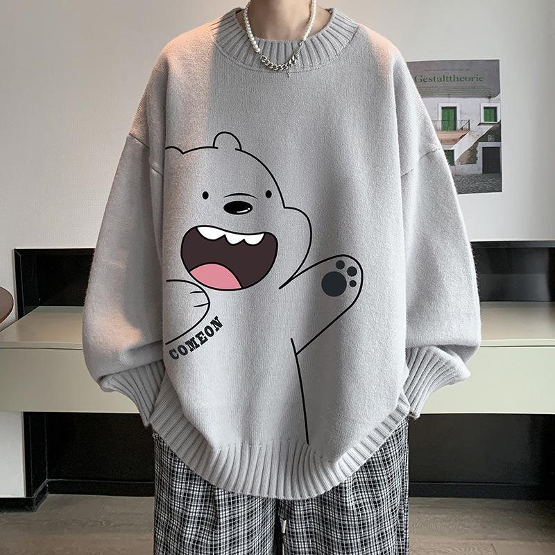 

Чоловічий повсякденний светр з товстого оксамитового матеріалу осінь/зима 2023 року 3XL