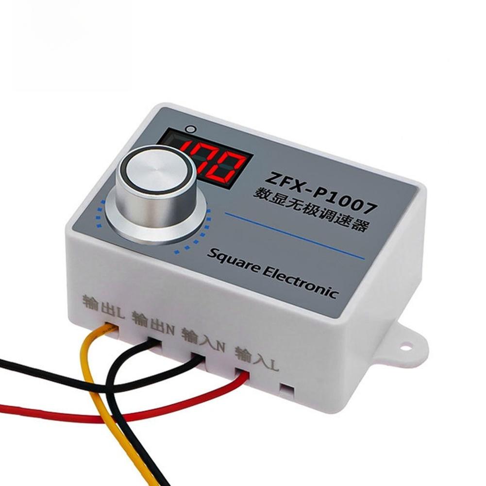220V AC Digital Speed Controller for Single Phase Motor Motor Fan Dimmer with Encoder Control and Compact Size