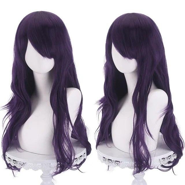 Cosply Wig 70 Cm Red Long Curly Synthetic Wig Anime Halloween Wig Body Lucky Girl Ruby Gillman  Christmas  Party