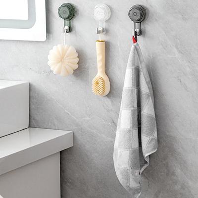 Storage Hook Reusable Punch-free Strong Suction Cup Hook Space-saving Wall Hook for Bathroom Kitchen