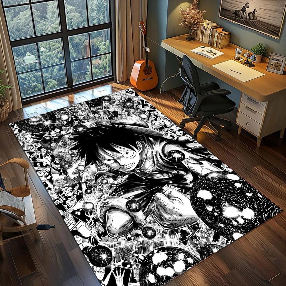 One Piece Indoor Carpet Large Area Rugs Non Slip Washable Floor Mat for Gamer Room Decoration