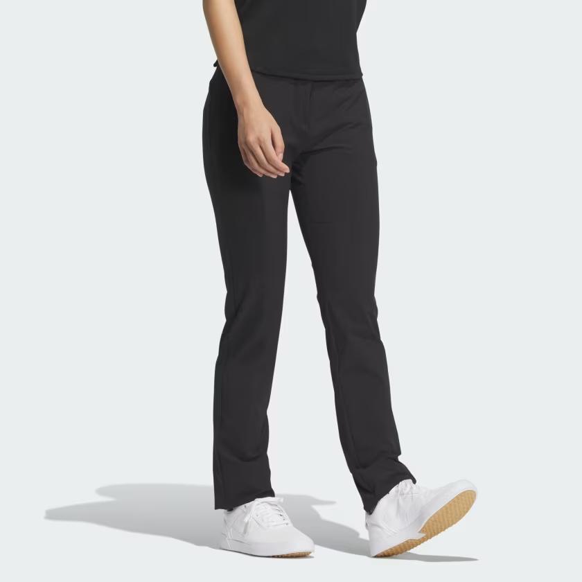 adidas Sport Performance Logo Golf Straight Leg Knit Pants Women Pants Black IN6580