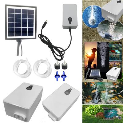 6V 2W Aquarium Sauerstoffbelüfter Solar-Sauerstoffpumpe Batteriebetriebene Luftpumpe Angel-Belüfter für Garten-Aquarium Außenpool Teich