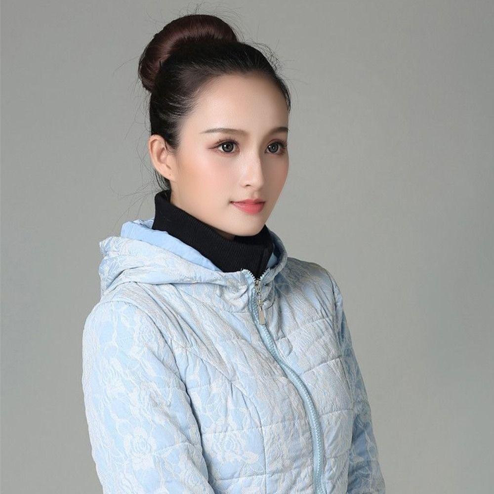 Washable Detachable False Collar Anti-dirt Down Jacket Anti-dirt Lapel Top Neck  Down Jacket