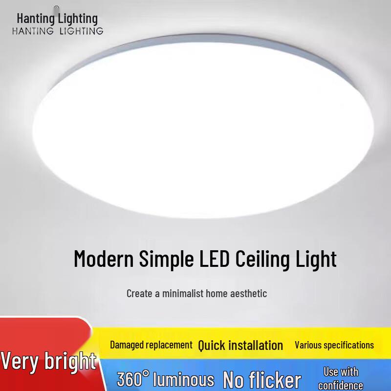 Hanting Modern Minimalist Round LED Ceiling Light