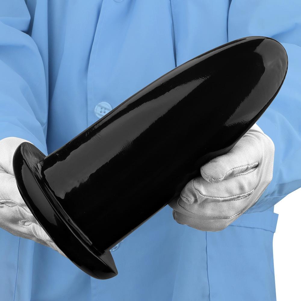 Black PVC Dildo Simulated Penis Butt Plug with Suction Cup Fisting Sex Toy Strap On Cock Big Dick Realistic Cock