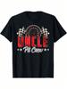 Race Car Birthday Party Racing Family Uncle Pit Crew T-Shirt