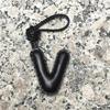 26 Initials Leather Alphabet Key Chain Genuine Sheepskin Car Pendant  Ladies