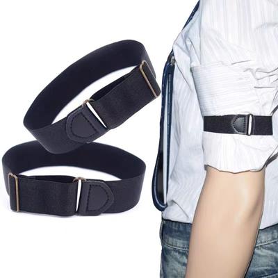 Modisches Shirt mit Ärmeln für erwachsene Männer und Frauen Shirtärmel Rutschfest mit Barkeeper Armschwung Armband 2 Paar