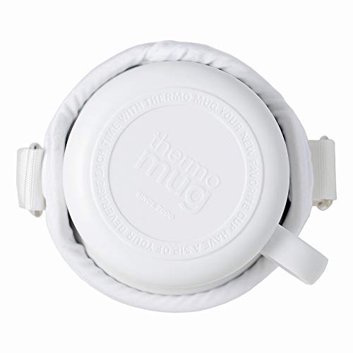 TERMOHRNEK Z nerezové oceli, láhev na výlet, bílá