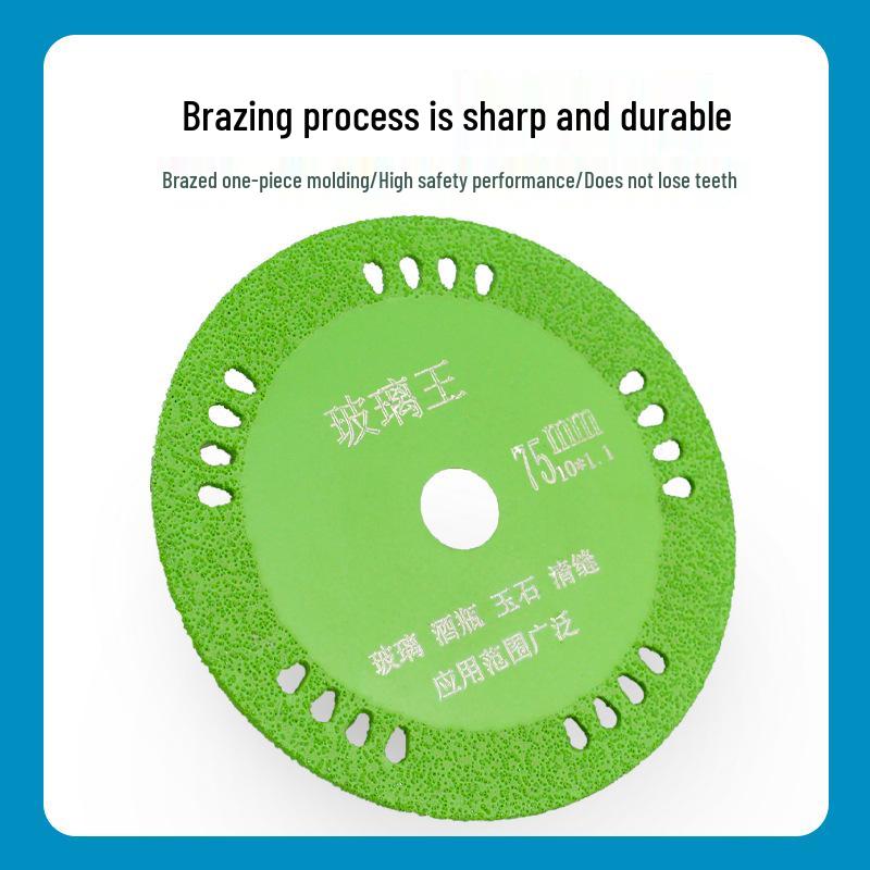 3-Inch Mini Angle Grinder Blade for Cutting Glass, Tile, Iron, and Wood