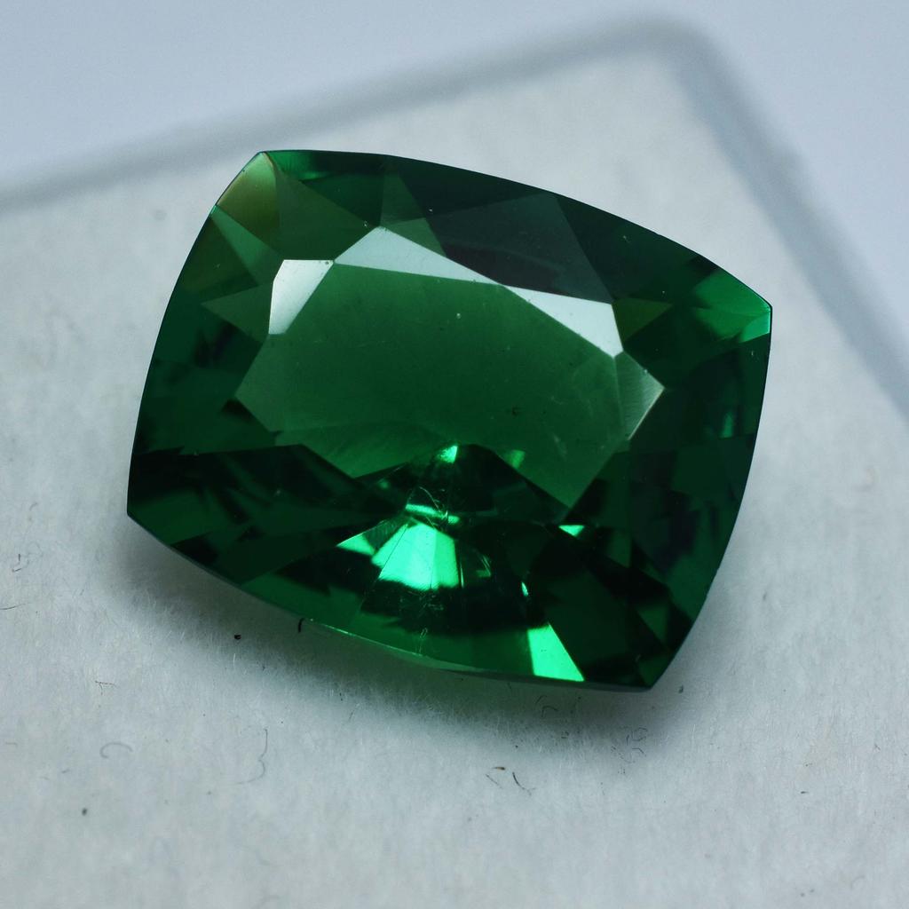 8.35 Ct Natural Green Garnet Beautiful Cushion Cut Loose Gemstone