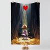 game U-Undertale-e Throw Thick Comfort Flannel Quilt, Multi-scene Use Indoor Outdoor Daily Nap