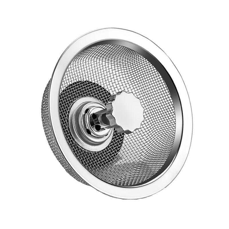 Universal Stainless Steel Kitchen Sink Drain Anti-Clog Filter and Vegetable Washing Basin Cover