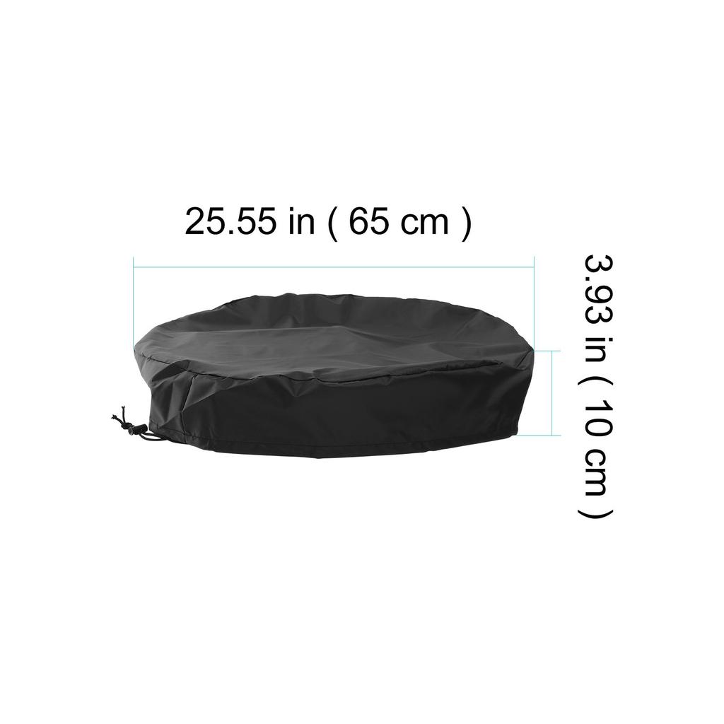 Waterproof Oxford Cloth Bucket Cover Rain Snow Protection Seal Storage Bucket Guard Drawstring -Gallon Outdoor Water Drum