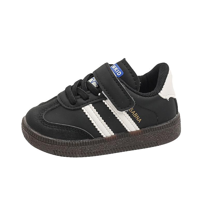 Kids' Canvas Sports Shoes: Spring & Fall, Boys' German Trainers, Girls' Versatile Sneakers, Velcro Baby Shoes