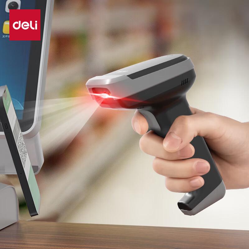 Deli AA386W Wireless 2D Handheld Barcode Scanner