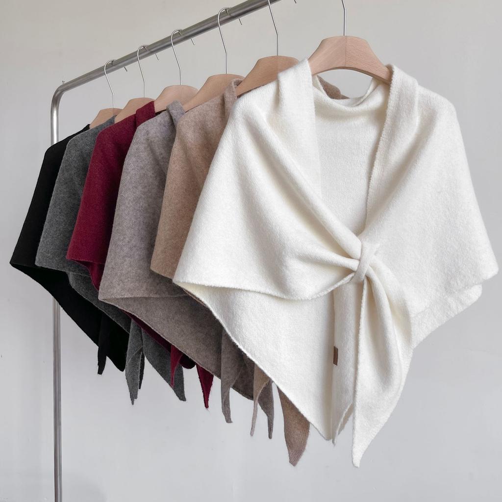 Fashion Imitation Cashmere Shawl Wraps Women Knitted Triangle Shawl Scarf Cardigan Cape Shoulder Top Sweater Shawl Scarf