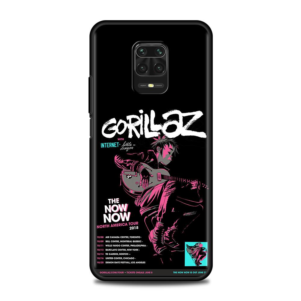 

Чехол для телефона Xiaomi Redmi Note 11 9 8 10 Pro Max 10Lite 9T 8T 7 для redmi k40 9 9C 9A 8A 8 Fundas Gorillaz The Now Now Redmi Note 7