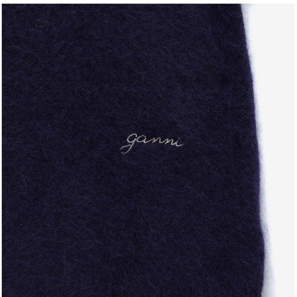 Ganni K2216 683 BruShed Alpaca Women S Knit