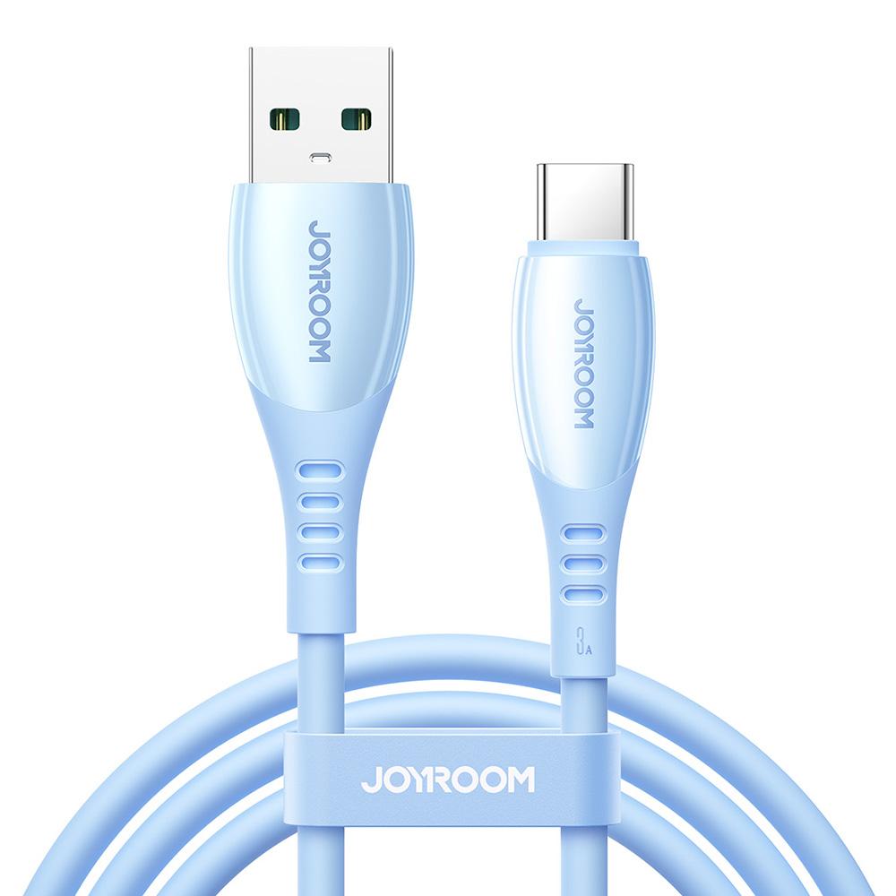 JOYROOM S-A59 Colorful 1.2m USB-A to Type-C Cable 3A Fast Charging Data Transfer TPE Cord