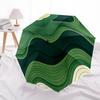 1 Stück Wellenform Automatisches Öffnungs-/Schließschirm mit Ein-Tasten-Bedienung, Winddichtes Design, Leichter Tragbarer Schirm für Damen & Herren6058