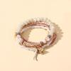 Stylish Glass Multi-Layer Bracelet Stacking Statement Bracelets Fashionable and Comfortable Jewelry for Women and Girls