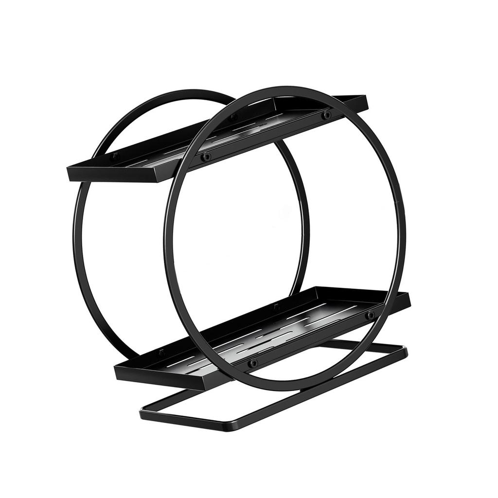 Elegant Bathroom Accessory Stand with Multiple Shelves Countertop Organize Toiletry Holder for Beauty Item & Essential