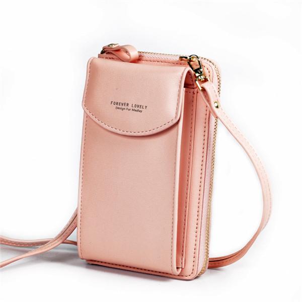 Famous Brand Cell Phone Bags for Women Large Card Holders Bag Purse Clutch Messenger Shoulder Long Straps New
