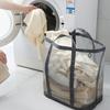 Foldable Laundry Basket with Handle, A Portable Foldable Dirty Laundry Organizer Suitable for Bedrooms,Laundry Rooms,Bathrooms