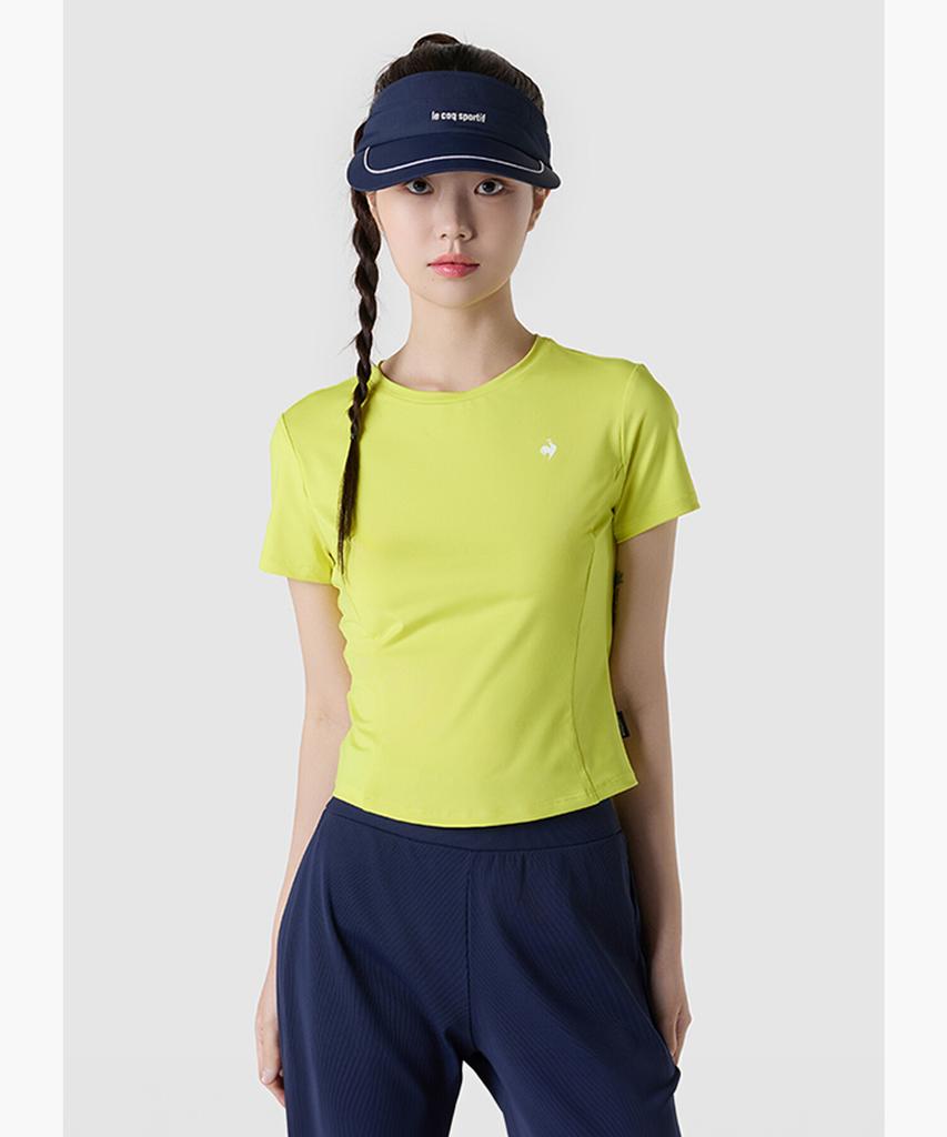 LECOQ Women'S Slim Fit Functional Short Sleeve T-Shirt - Lime (Qq122Ers26)