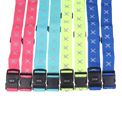 Travel Luggage Strap Adjustable Password Lock Packing Belt Baggage Secure Lock Anti-theft Luggage Strap