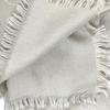 Louis Vuitton M71336 Monogram Shawl Fringe Scarf Stole Large Size Shawl Beige
