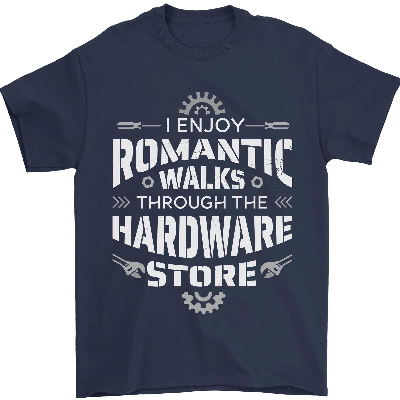 

Romantic Walks Hardware Store DIY Tradesman Mens T-Shirt 100% Cotton 4XL