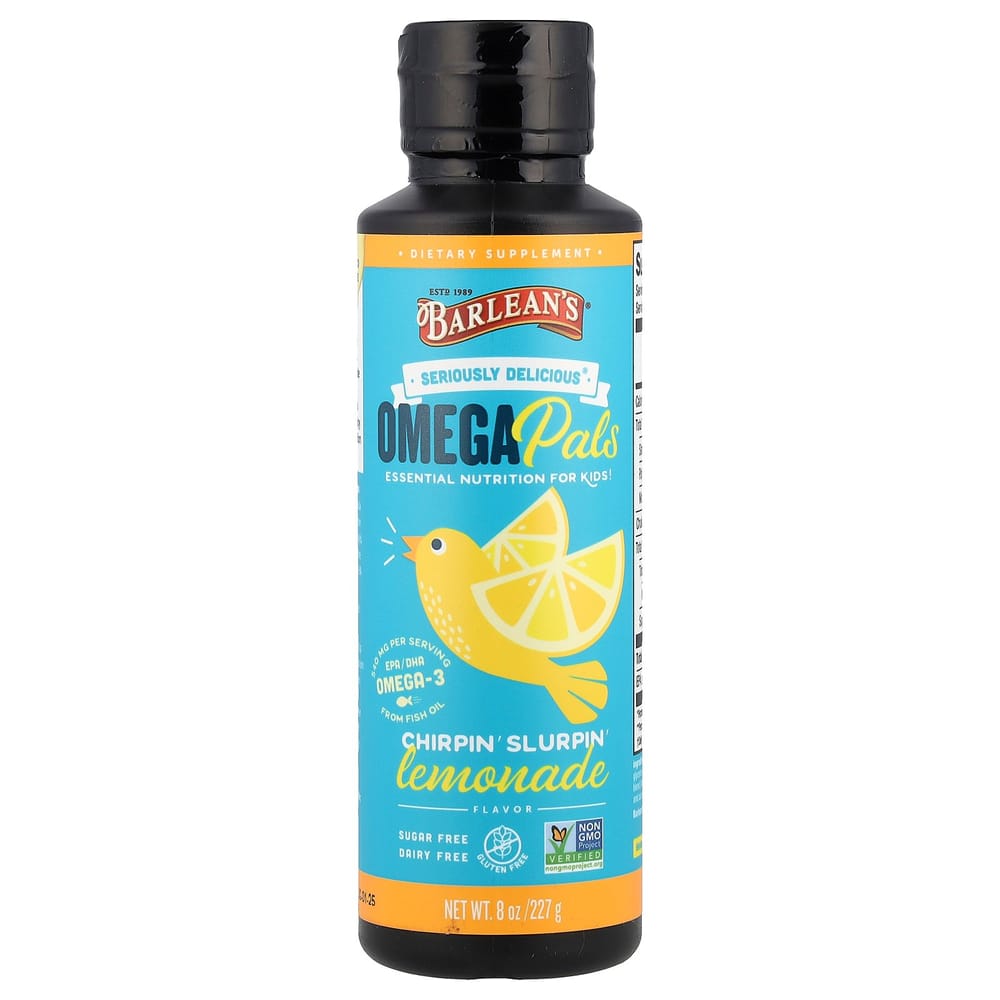 Barlean s Omega Pals Chirpin Slurpin Lemonade Flavor 227g 227g - 1 ea