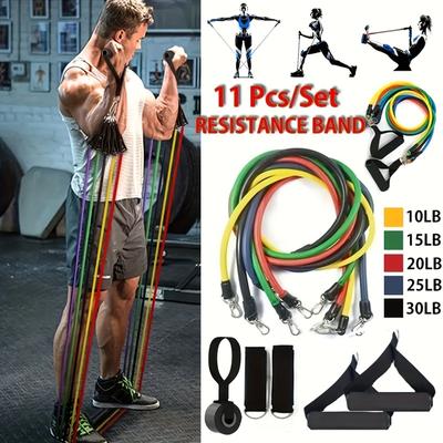 Fascia elastica sportiva per attrezzature da fitness, fasce di resistenza, fascia elastica per trazioni, palestra, allenamento, sport portatili
