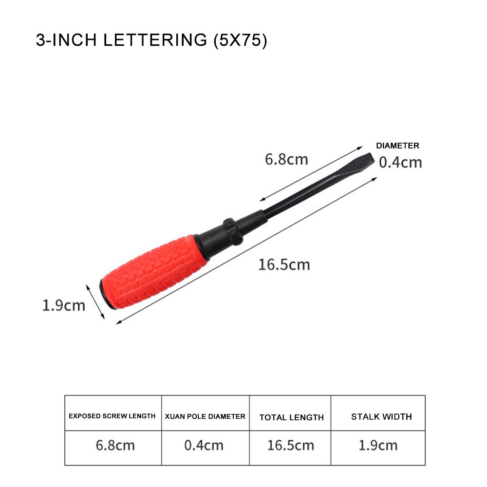 Rękojeść antypoślizgowa pokryta gumą Wkrętak krzyżakowy Mocny magnetyczny Stal 45# 2/3/4/5/6/8 cali
