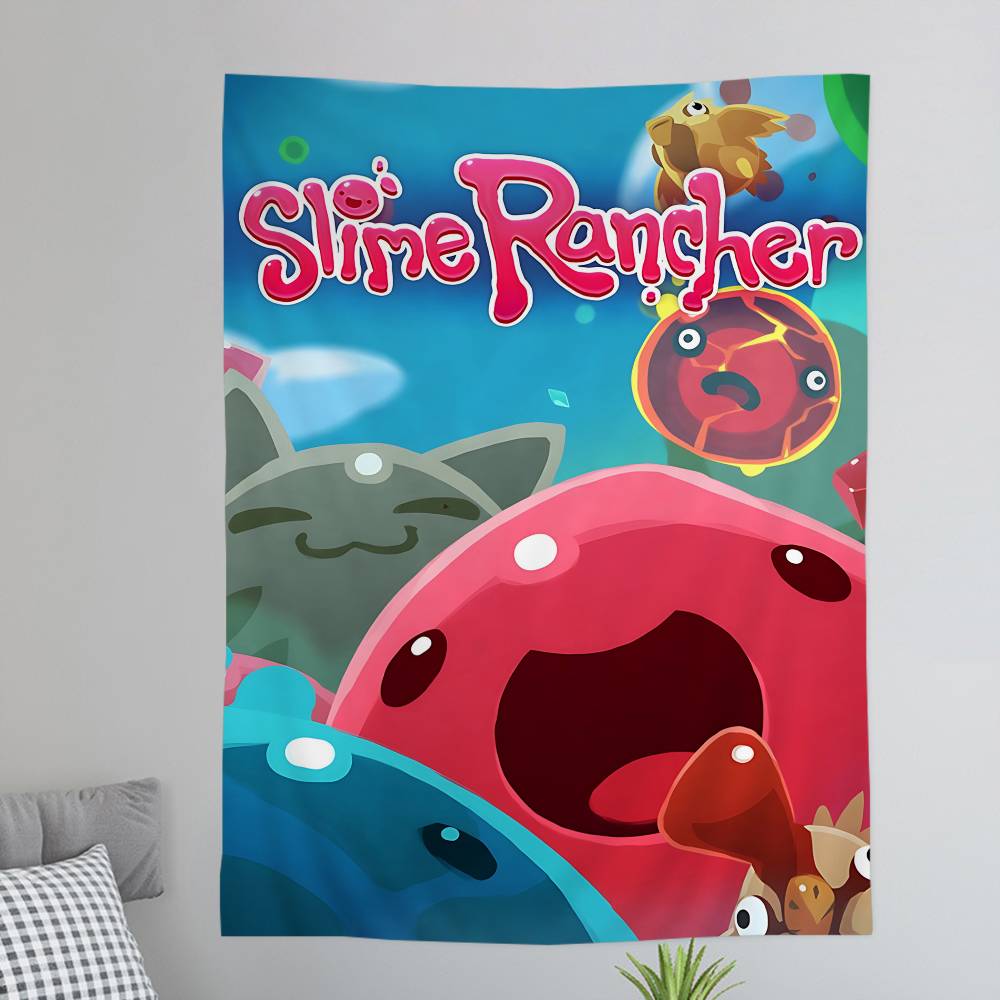 Game SSlime Rancher Hanging Bohemian Tapestry Hanging Tarot Hippie Wall Rugs Dorm Home Decor