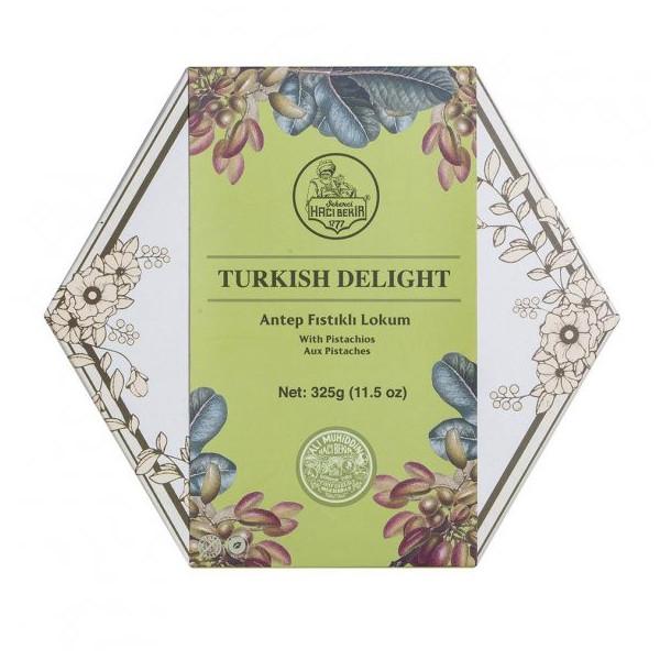 

Hacibekir Turkish Delights - Turkish Delight With Extra Pistachio 325 Gr.