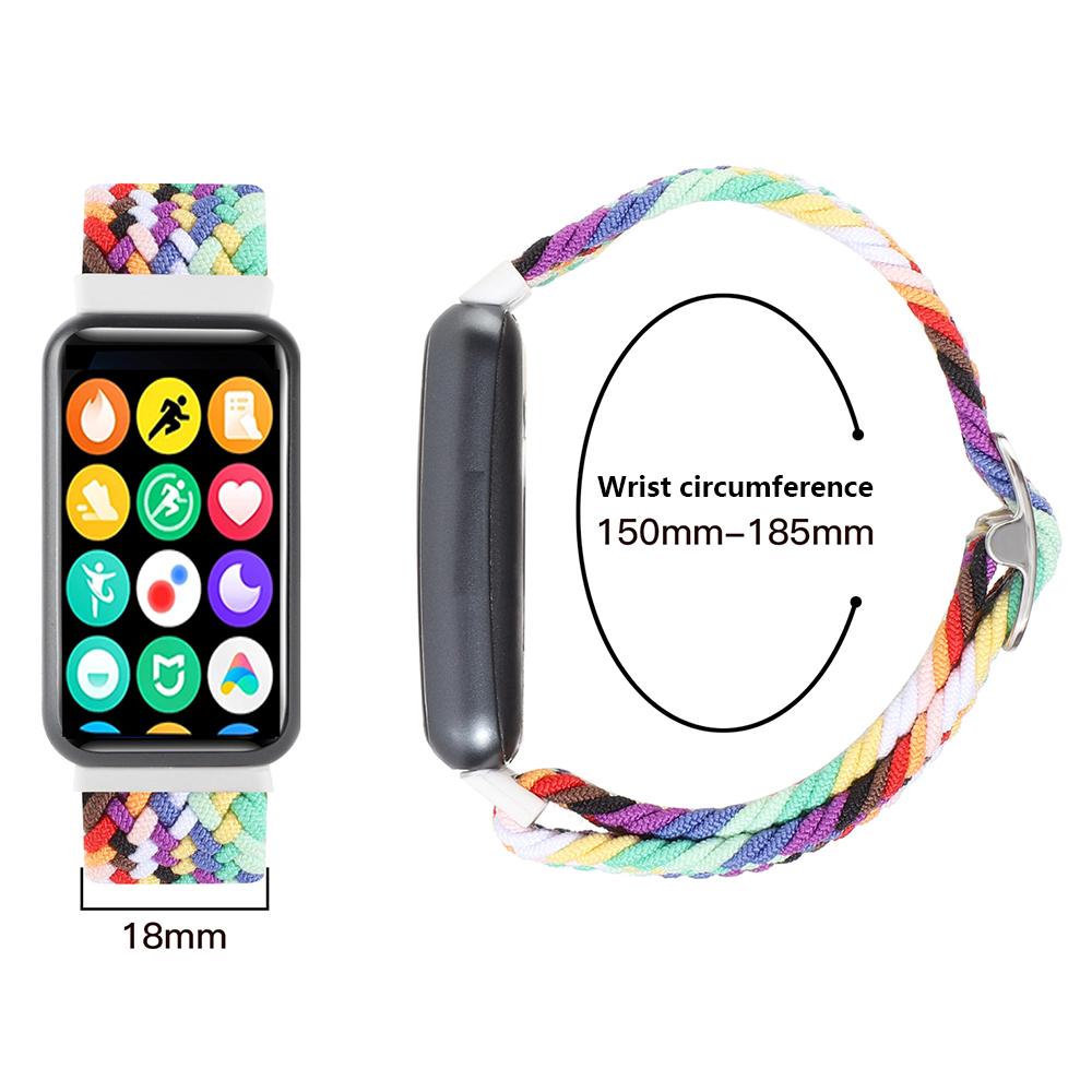 For Xiaomi Redmi Watch 4 Braided Band Adjustable Replacement Nylon Watch Strap