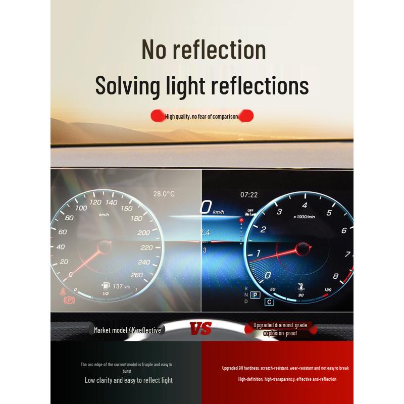 Tesla Model 3/Y Displayschutzfolie - Gehärtetes Glas für das Mittelkonsolen-Display