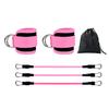 Fitness Ankle Strap with 3 Resistance Bands Glute Workouts Leg Training Kickbacks Booty Hip Abductors Body Exercise Ankle Resistance Bands with Cuffs