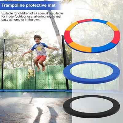 8/10/12FT Trampoline Replacement Safety Pad UV Resistant Waterproof PVC Trampoline Edge Protector Round Spring Cover Trampoline Accessories