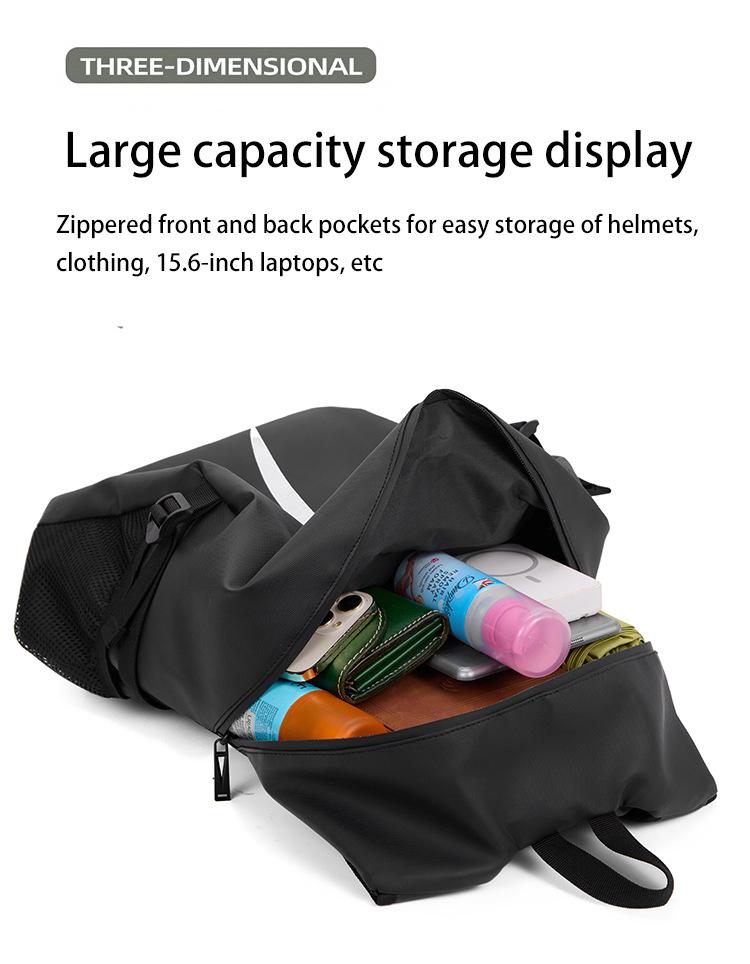 Large Waterproof Outdoor Cycling & Motorcycle Helmet Backpack
