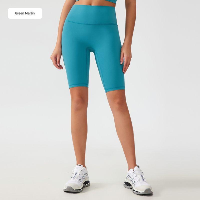 

Lu Same Style Free Size No Embarrassment Line Yoga Fifth Pants Women s High Waist Hip Lifting and Belly Contracting Fitness Pants Sports Fifth Pants Green Marlin All yards