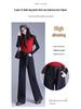 Women's High-Waisted Wide-Leg Jeans - Winter Plus Velvet for Extra Warmth, Slimming, and Elongating Effect