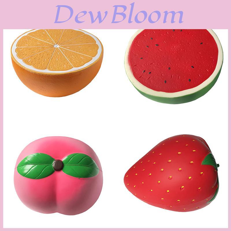 Jumbo Super Gigante Morbido Squishy Anguria Arancia Fragola Pesca Giocattolo da Spremere a Lenta Risalita